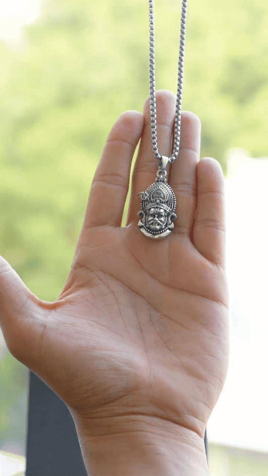 Khatu Shyam Maharaj Pendant with Chain