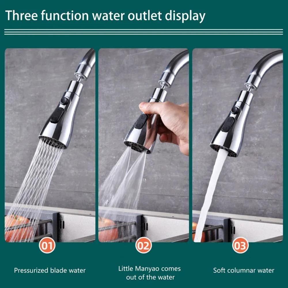 Multifunctional 3-in-1 Faucet Sprayer