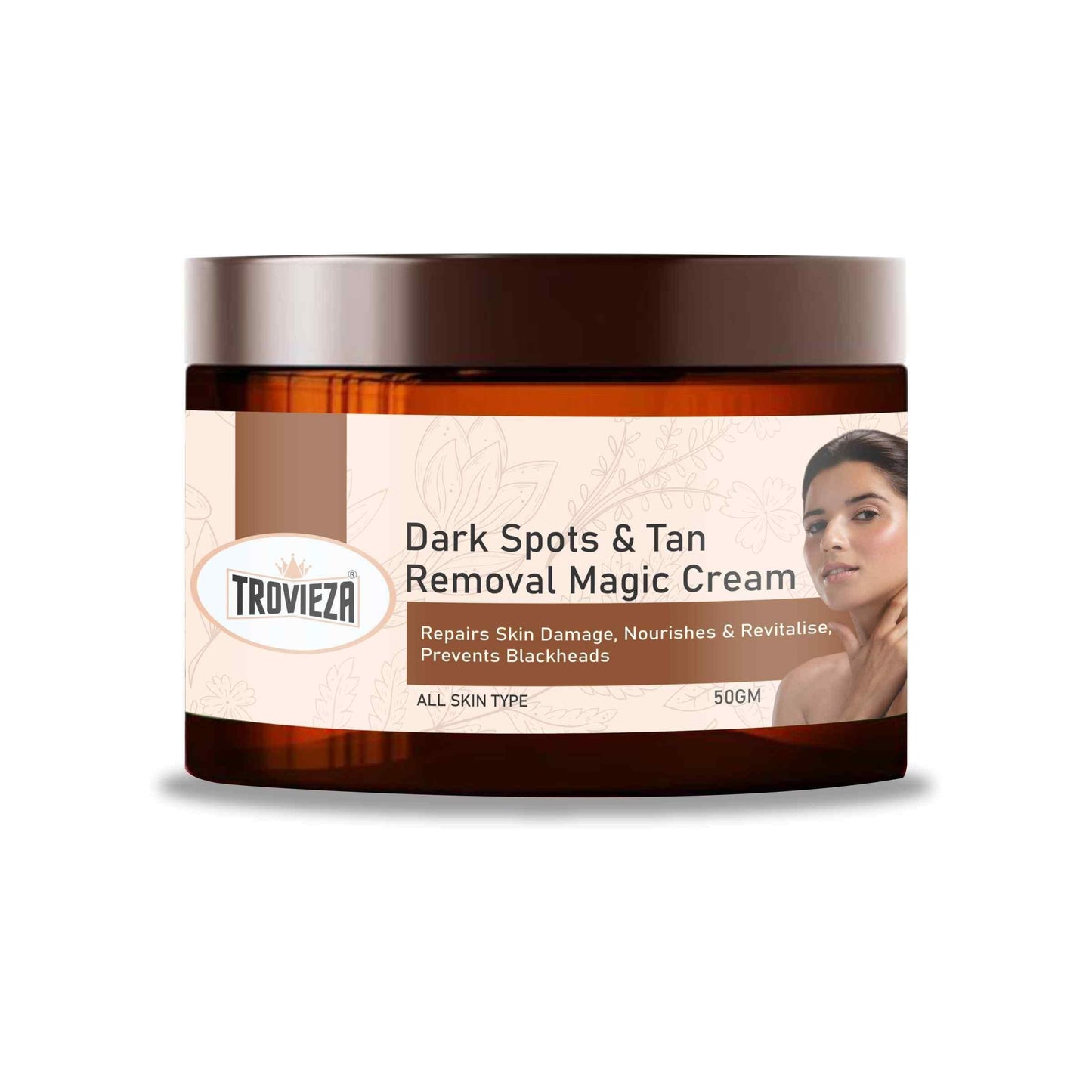 Trovieza Dark Spots & Tan Removal Magic Cream – Clear, Bright & Glowing Skin