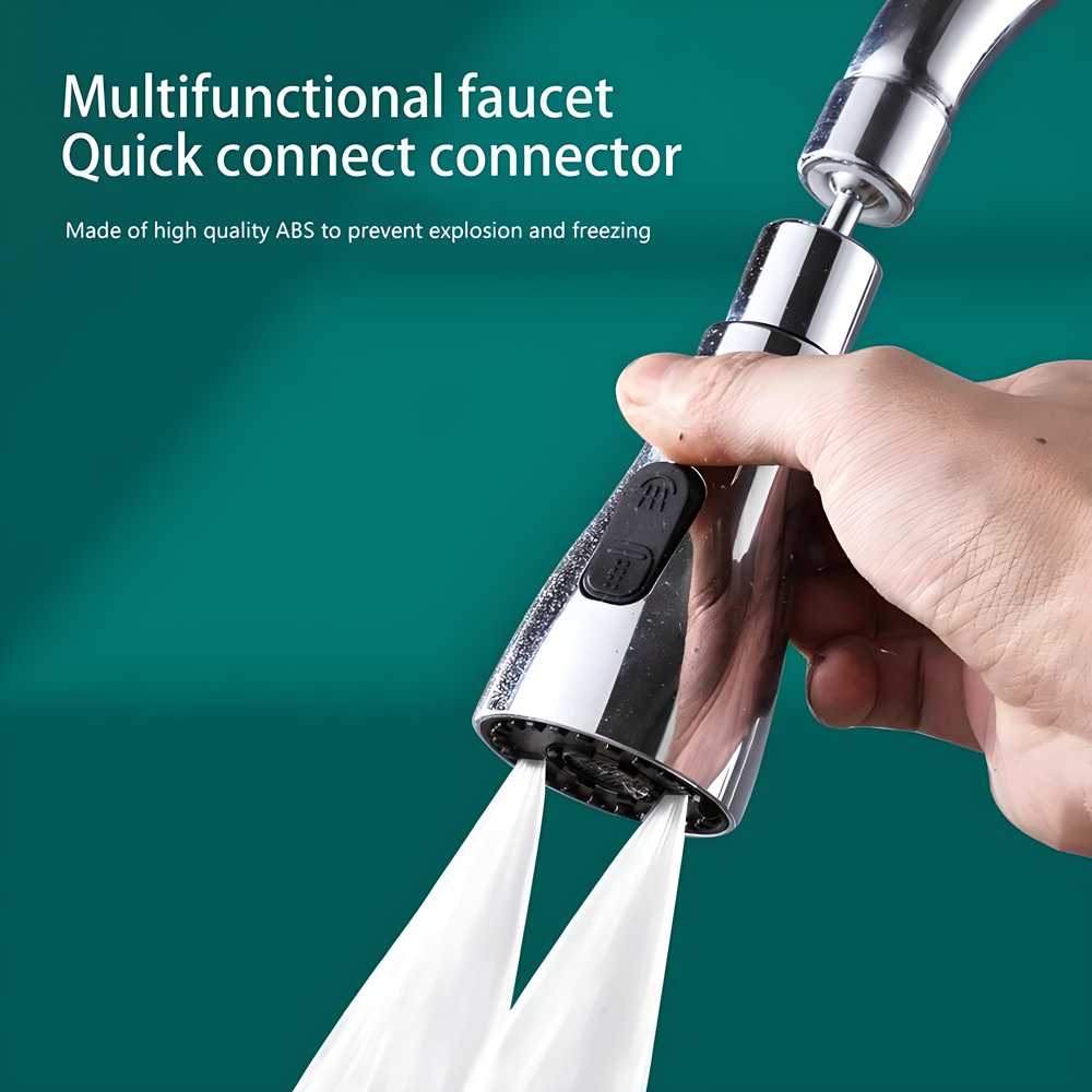 Multifunctional 3-in-1 Faucet Sprayer