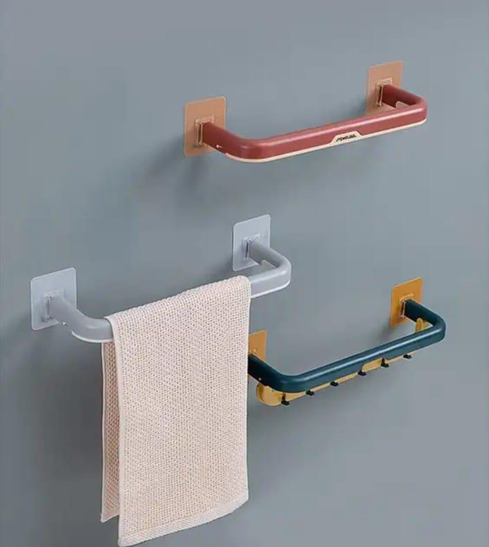 Multipurpose Wall Mounted Hanging Organizer – 6 Hook Rail