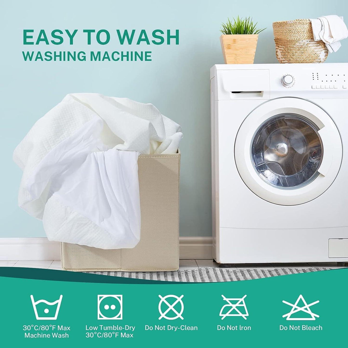 Double Bed Mattress Protector Sheet with 2 Pillow Protector