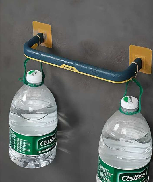 Multipurpose Wall Mounted Hanging Organizer – 6 Hook Rail